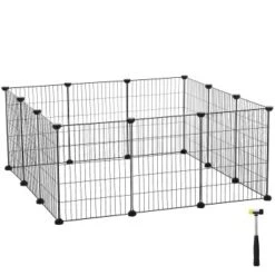 SONGMICS Freilauf, DIY, Metallgitter