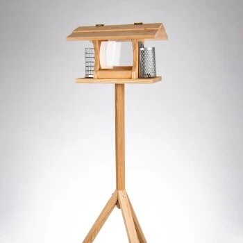 Aniforte Wild Futterhaus Mit Standfuß Für Wildvögel + 200g Futter 3 Aniforte Wild Futterhaus Mit Standfuß Für Wildvögel + 200g Futter
