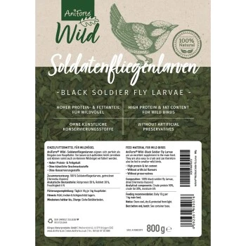 Aniforte Wild Soldatenfliegenlarven 800g 4 Aniforte Wild Soldatenfliegenlarven 800g – Bild 2