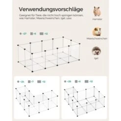 SONGMICS 2er Set XL Freigehege Mit Bodenplatten Weiß -VERSELE-LAGA Verkäufe 1e96bb12b9cee454391b136c46a4097917b11a7f 1651632 de DE d6f610db54a2f13cd8886119a0e6b805135c1a0aDh4ba1
