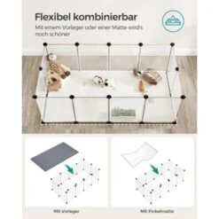 SONGMICS Freigehege Mit Bodenplatten Weiß 1,25 M, 63 Cm, 42 Cm -VERSELE-LAGA Verkäufe 27053a6794702e23a7e0521508d62b3de1e5fd3d 1651633 de DE 7a030dc952610c72d675bd9bf0a3e176a603072fKOSqKm