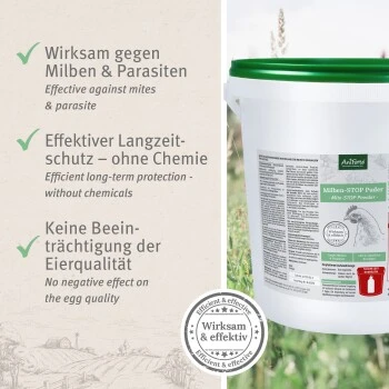 Aniforte Milben STOP Kieselgur Inkl. Stäuberflasche 2kg 7 Aniforte Milben STOP Kieselgur Inkl. Stäuberflasche 2kg – Bild 5