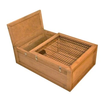 ZooMed Schildkrötenhaus Holz 4 ZooMed Schildkrötenhaus Holz – Bild 2