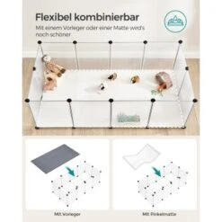 SONGMICS 2er Set XL Freigehege Mit Bodenplatten Weiß -VERSELE-LAGA Verkäufe 3423f3d74af678540e707f238d8e7db240b7c957 1651632 de DE 3990a584894f56e4e49faf976a0bbb535c710ecc9iPSRL