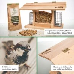 Aniforte Wild Futterhaus Für Wildvögel + 200g Futter -VERSELE-LAGA Verkäufe 3e5a6330cda2aba29deb10c671a3ffb5f88041fe 1457289 de DE 105b5e173603811d5bde9802b915f5cda35ea353NIgfdl