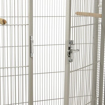 Montana Cages Voliere Anbaukit Melbourne Hellgrau 8 Montana Cages Voliere Anbaukit Melbourne Hellgrau – Bild 6