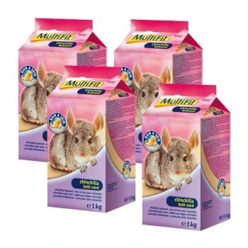 MultiFit Badesand Für Chinchillas 4x1kg 3 MultiFit Badesand Für Chinchillas 4x1kg