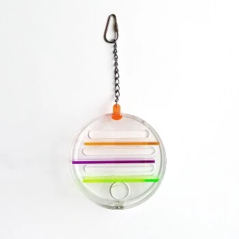 HappyBird Papageienspielzeug Treat Wheel Maze 3 HappyBird Papageienspielzeug Treat Wheel Maze