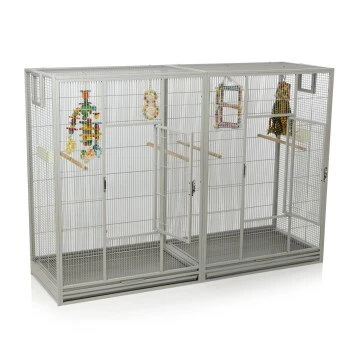 Montana Cages Voliere Melbourne 160 Hellgrau 9 Montana Cages Voliere Melbourne 160 Hellgrau – Bild 7