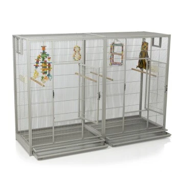 Montana Cages Voliere Melbourne 160 Hellgrau 8 Montana Cages Voliere Melbourne 160 Hellgrau – Bild 6