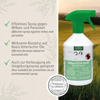 Aniforte Milben STOP Spray Für Hühner & Geflügel 500ml 5 Aniforte Milben STOP Spray Für Hühner & Geflügel 500ml – Bild 3