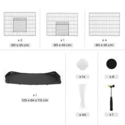 SONGMICS Kleintiergehege, Mit Trennwand -VERSELE-LAGA Verkäufe 9de8fa474201846b2d40d1365ec44a0bea4b9dcd 1659842 de DE 9e260430ef734f23060854eadee5f003c1128d52P2yBs7