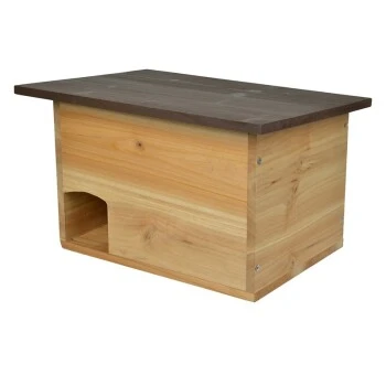 AniOne Igelhaus Holz 3 AniOne Igelhaus Holz