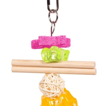 HappyBird Papageienspielzeug Bone & Stone Kabob 6 HappyBird Papageienspielzeug Bone & Stone Kabob – Bild 4