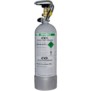 DENNERLE CO2 Mehrwegflasche Grau 2kg 3 DENNERLE CO2 Mehrwegflasche Grau 2kg