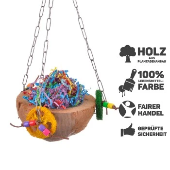 Wagner Papageienspielzeug Coco Pyramide 7 Wagner Papageienspielzeug Coco Pyramide – Bild 5