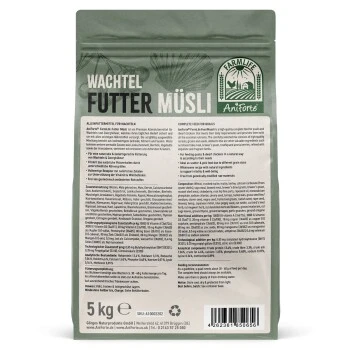 Aniforte FarmLife Wachtel Futter Müsli 5 Kg 4 Aniforte FarmLife Wachtel Futter Müsli 5 Kg – Bild 2